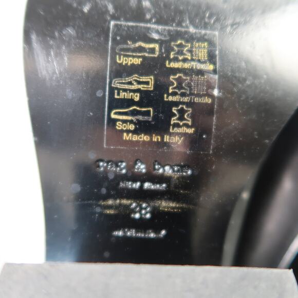 rag & bone Black Ankle Boots - Picture 7 of 8